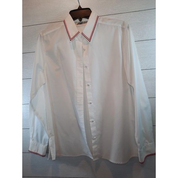 Yves St Clair Vintage Button Down Blouse Size 8 - Picture 1 of 12